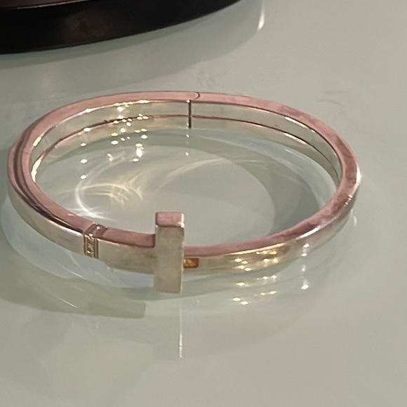 Authentic Tiffany K Silver-Gold Bracelet - Picture 5 of 8